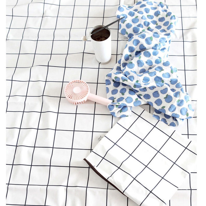 Laminated cotton fabric by the yard Home decor Custom Dining Etsy