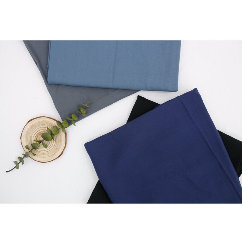 Artificial Silk Fabric by the Yard Wide Width 55 _ Solid Etsy