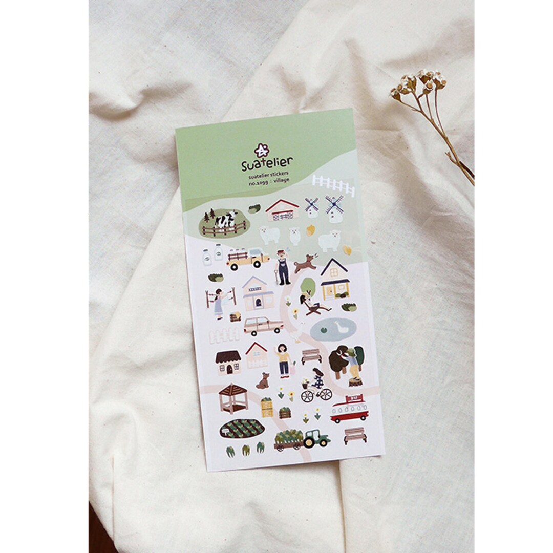 Scrapbook Decor Stickers Decals Paper Stickers Dairy Stickers Etsy