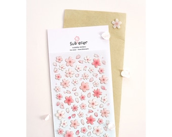 Scrapbook Decor stickers Decals Vinyl stickers Dairy Stickers Planner Korea art stickers - Sonia Suatelier Love blossom [1077]