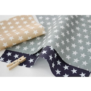 Waterproof Fabric Water-repellent Water Resistant Polyester PU Urethane Coated Cloth Outdoor wide 150 cm _Stars 6 colors_CH979932
