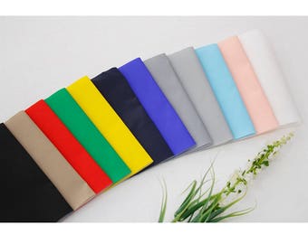 Waterproof Polyester Fabric: Solid Color PU Coated Cloth for Outdoor Use