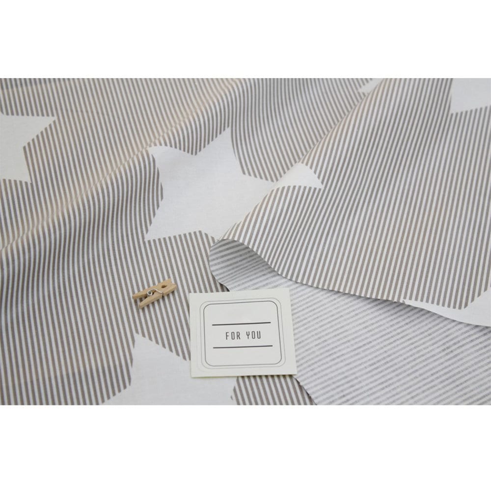 Textile Star Gray Star Laminated Cotton Fabric, Waterproof TPU Coating - Etsy