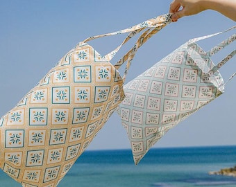 Tela Oxford impermeable, impresión artística escandinava, decoración del hogar DIY