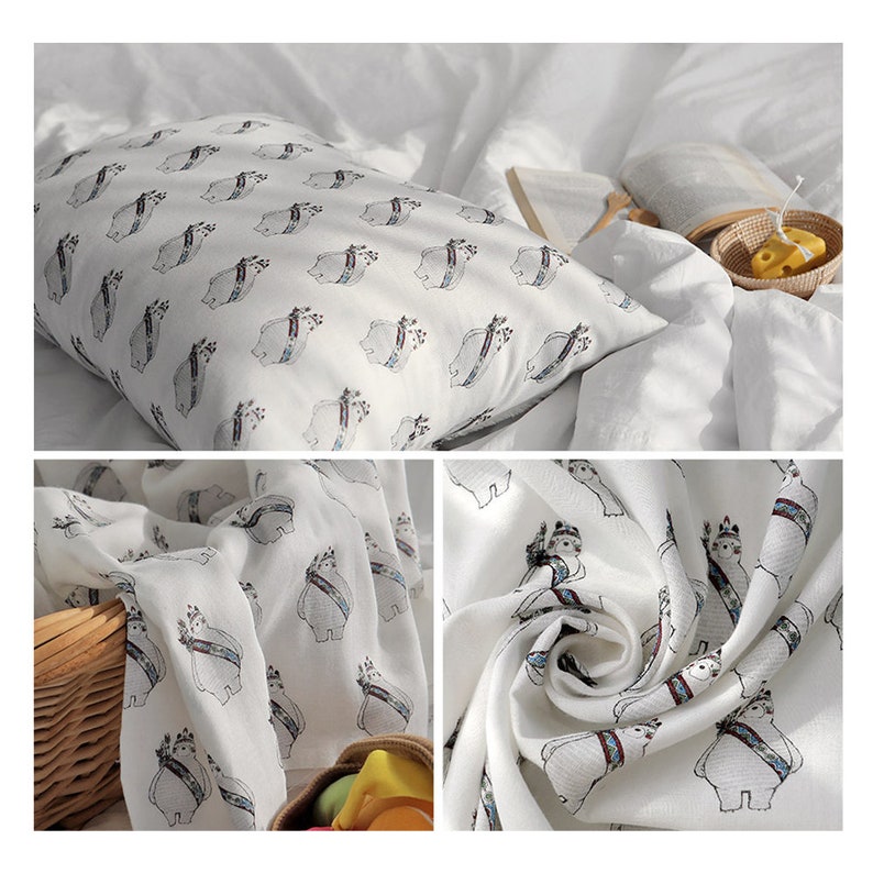 Double Gauze Fabric Cotton by the yard Baby Blanket Clothes Etsy