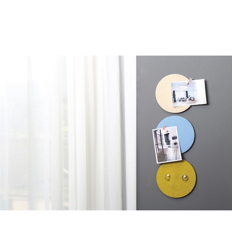Felt Round Pin Board DIY Art Mat selfadhesive Decorative