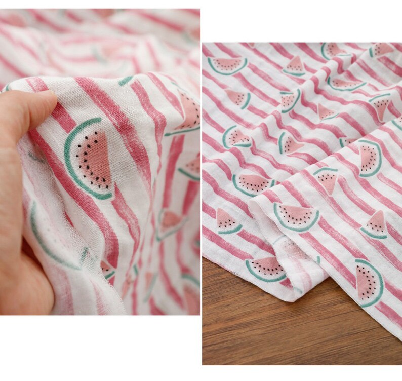 Kddm Double 100 Cotton Gauze Fabric Baby Clothing Gauze Etsy