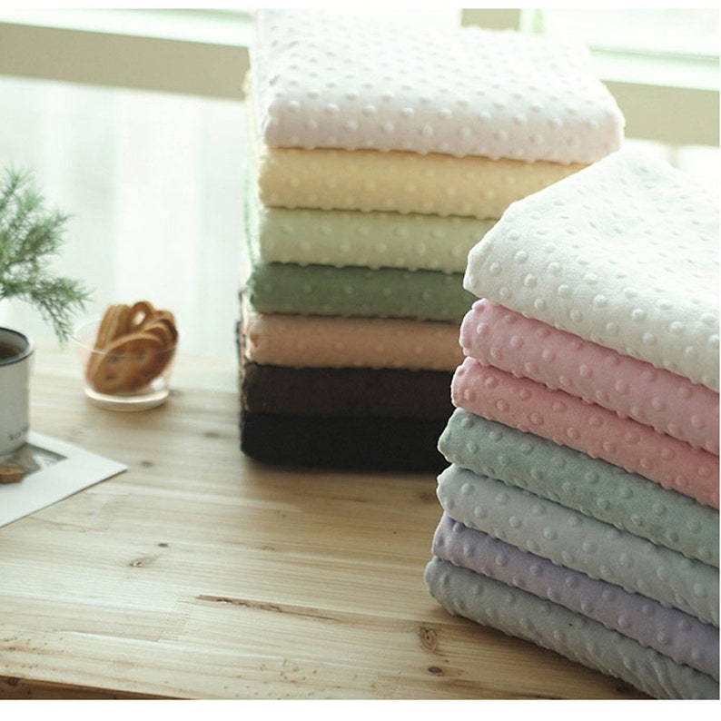 Microfiber Polyester Fabric by the Yard Upholstery Minky Etsy