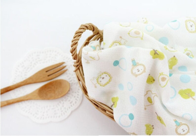 Diaper Cotton Gauze Fabric by the Yard Korean Gauze Sewing Etsy