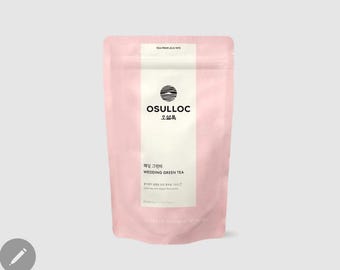 OSULLOC Wedding Green Tea (Floral & Sweet Muscat Scent) Korean Premium Blended Tea bag from Jeju
