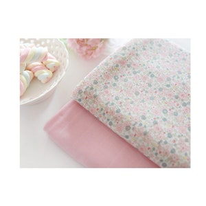 Cotton Double Gauze Fabric Muslin Baby by the Yard Korean Washing gauze fabrics wide 43" _Baby dot 3 colors_IL889602 /889600