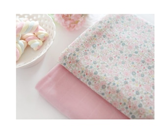 Cotton Double Gauze Fabric Muslin Baby by the Yard Korean Washing gauze fabrics wide 43&quot; _Baby dot 3 colors_IL889602 /889600