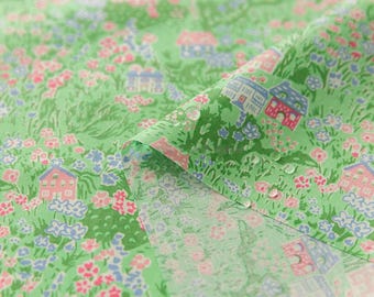 Waterproof Laminated Cotton Fabric – Garden Village Floral Print