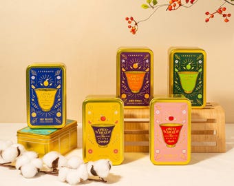 Koreanskt fruktte presentset - 6 smaker med torkade fruktbitar SSANGGYE