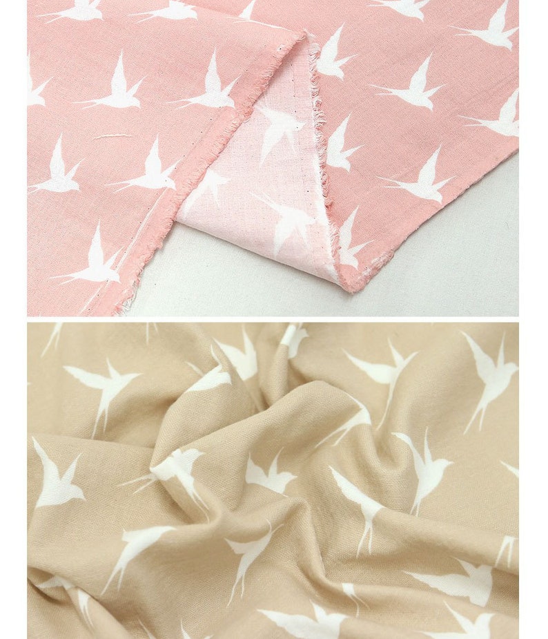 Cotton Double Gauze Fabric Muslin Baby by the Yard Korean Etsy