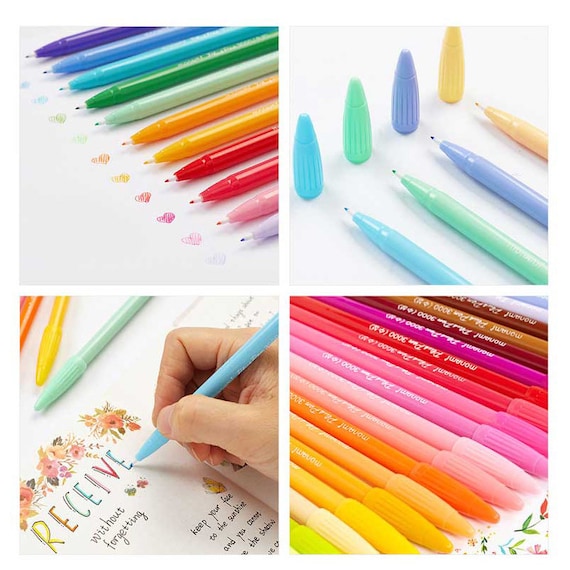 MONAMI 24 Colors Permanent Marker Name Pen Set