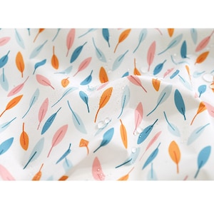 Waterproof fabric by the yard for home decor shower curtain tablecloth Kitchen decor cushion cover custom sewing _leaf leaf _YO1364608