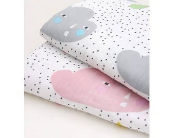 Cotton Washing Gauze Fabric Muslin Baby by the Yard Korean gauze fabrics wide 59" _rain cloud  IL_919984 / 919985