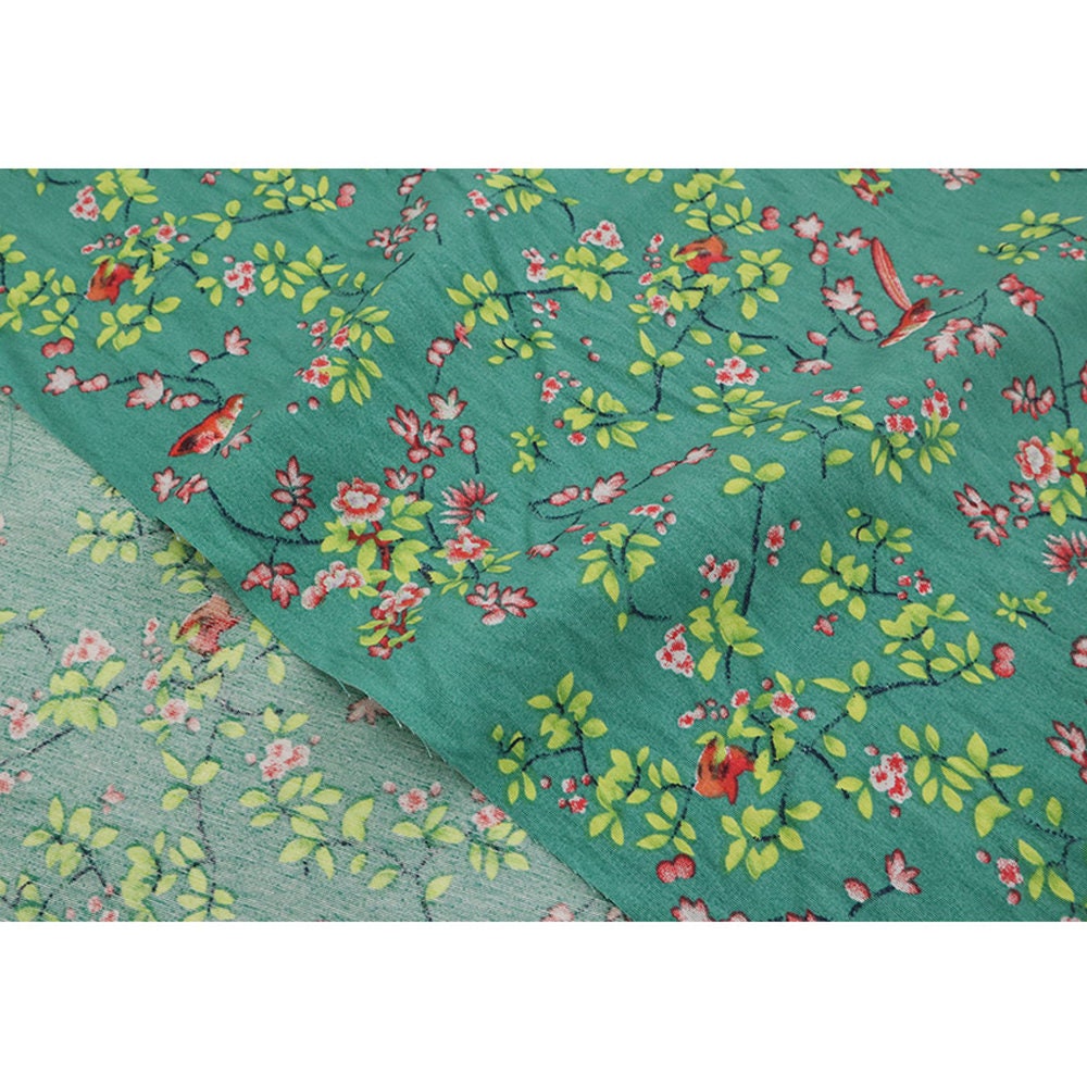 Rayon Cotton Mixed Fabric by the yard width 55.9 inches Cool Etsy