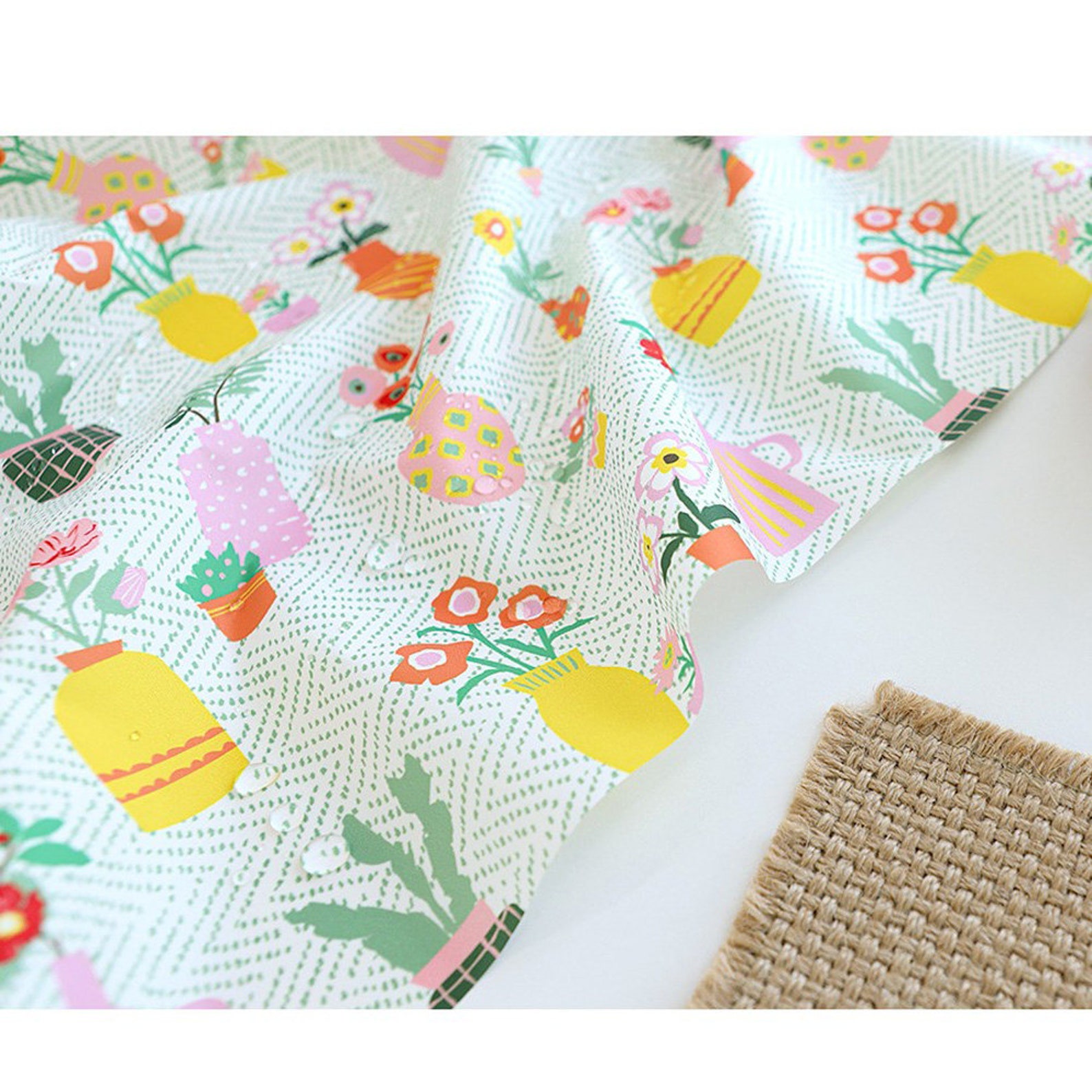 Waterproof fabric by the yard for home decor shower curtain Etsy