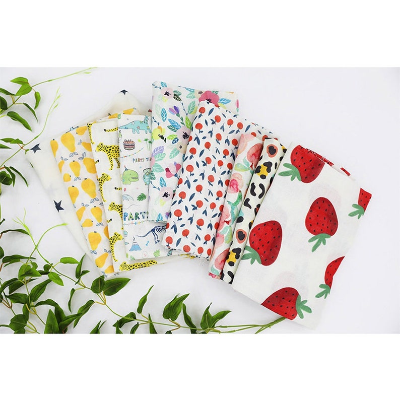 Double Gauze Fabric Cotton by the Yard Muslin Baby Blanket Etsy