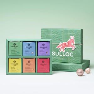 Set de regalo de té OSULLOC / Muestra de té coreano de la isla de Jeju, 6 sabores