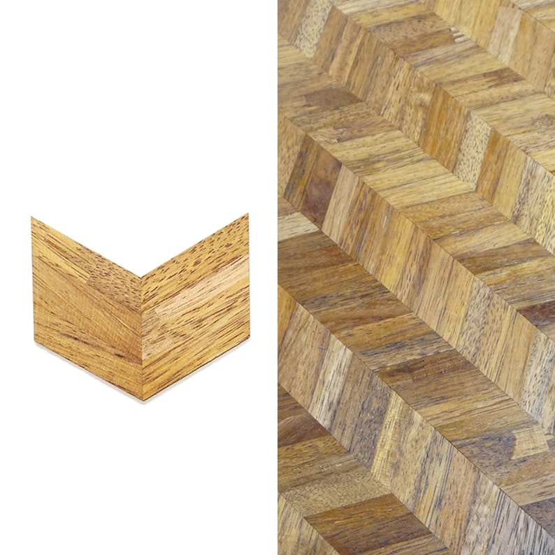 Sonderanfertigung / / natürliche Holz Fliesen Fischgrät Dekor | Etsy