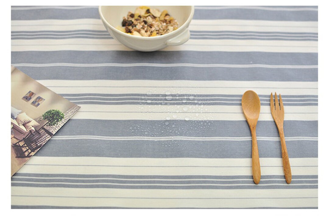 Laminated Cotton Fabrics Waterproof Vinyl Fabric by the Yard Oilcloth