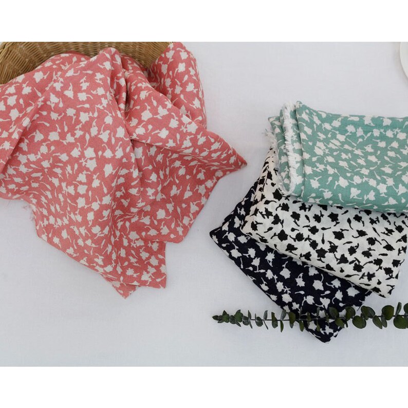 Cotton Double Gauze Fabric Muslin Baby by the Yard Korean Etsy