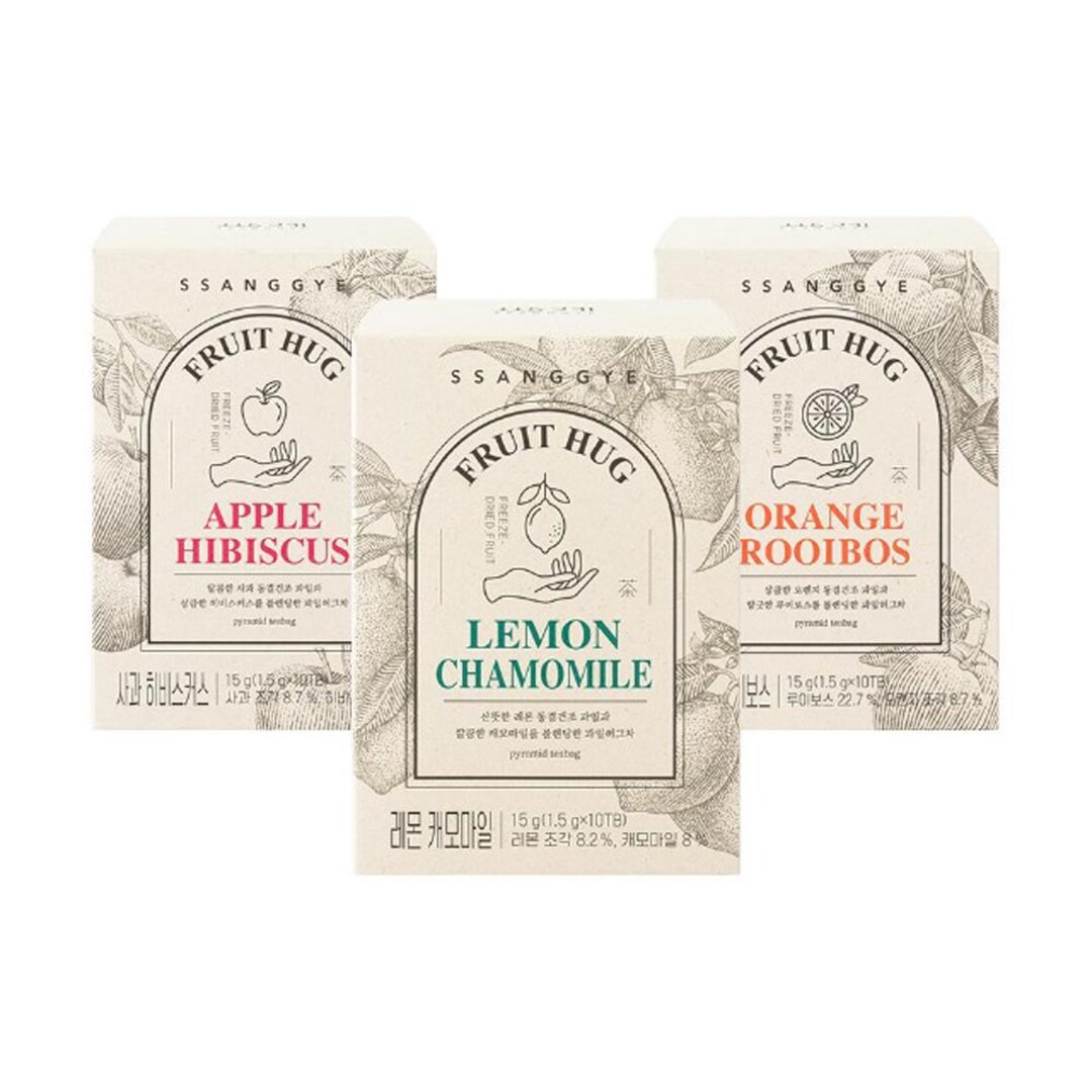 Hug Tea Ssanggye Fruit Hug Tea 10ct | Choose 1 Flavor - Etsy
