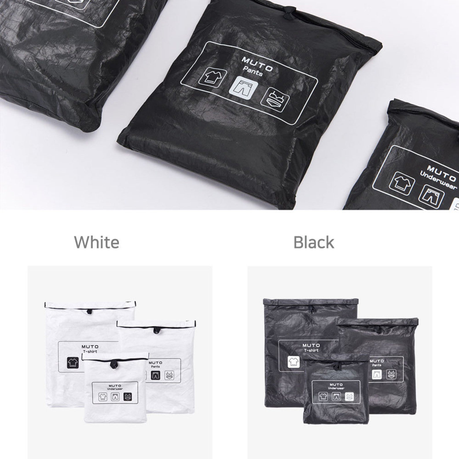 Tyvek Travel Packing Pouch 3 PCS Set Luggage Suitcase Etsy