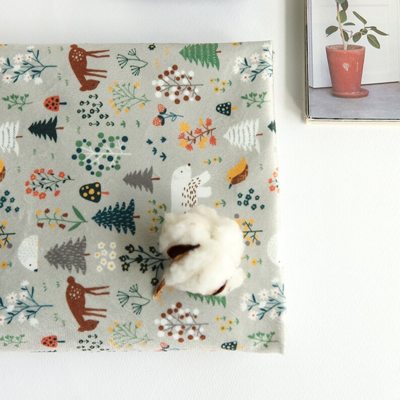 Microfiber Polyester Fabric by the Yard Upholstery Minky Etsy