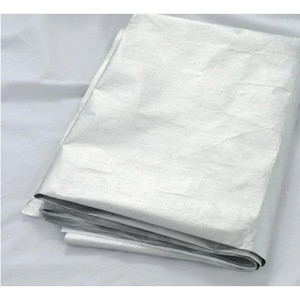 Srebrna tkanina Tyvek | Wodoodporny i oddychający materiał do majsterkowania, 59" x 35"