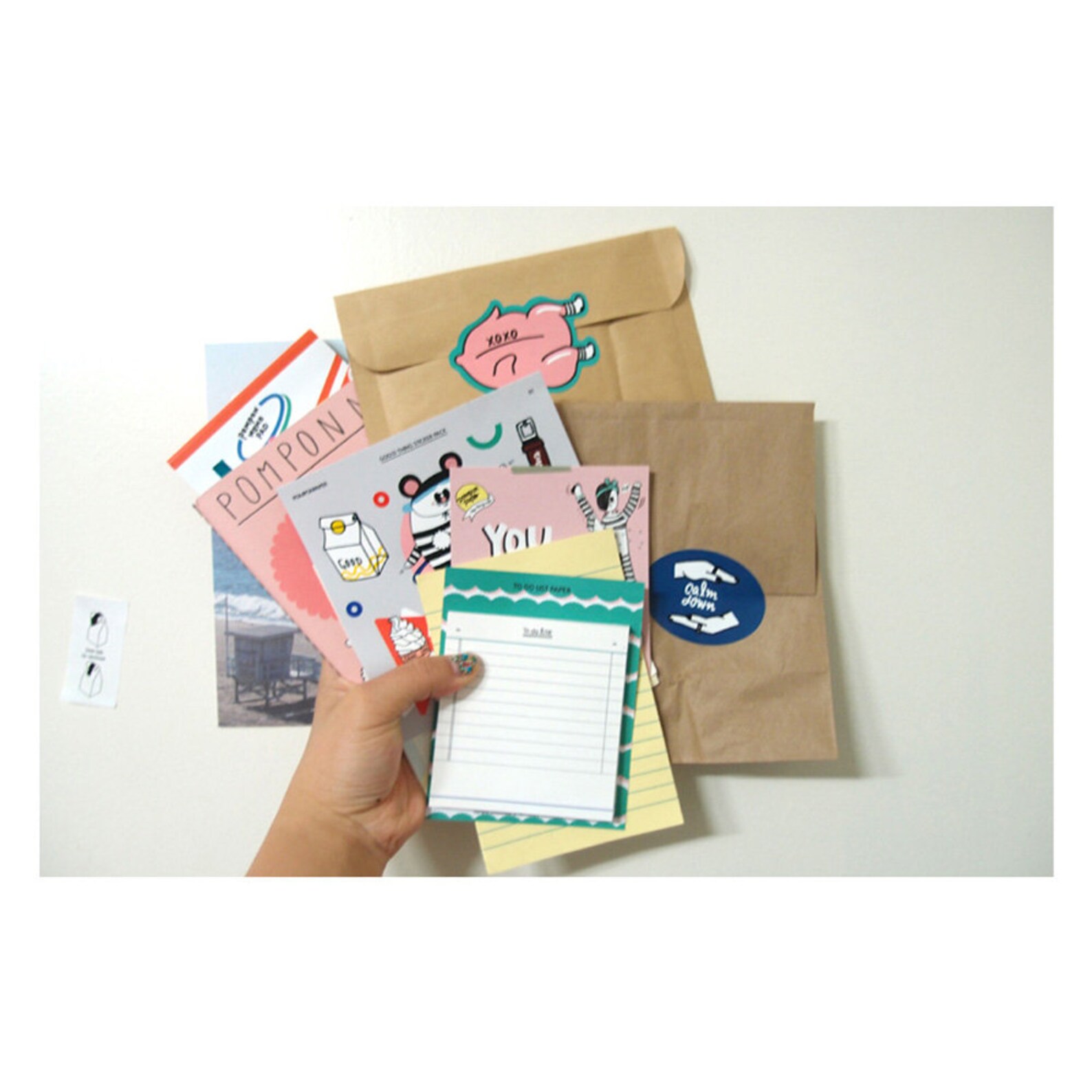 7 Sheets Scrapbook Decor Stickers Decals Illustration Etsy