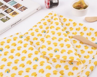 Plain Cotton Fabrics by the yard Sewing Supplies 100% cotton - lover ducks
