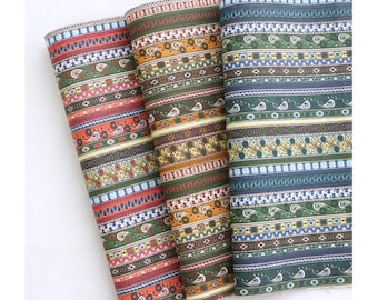 Laminated coated Fabrics cotton fabric Waterproof fabrics by the yard- Azumino 3 colors