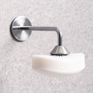 Magnetseifenhalter | Wandhalterung, Klebstoff, Minimalist Bad Organizer