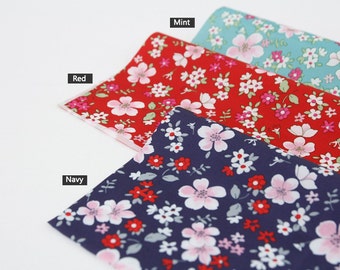 Waterproof Fabrics PU coated waterproof vinyl fabric by the yard  wide 150 cm _cherry blossoms_IL992539