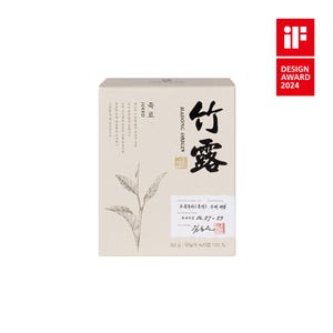 May include: A beige box of Hadong Origin tea with Korean text and a tea leaf illustration. The box features the "iF Design Award 2024" logo. The box contains 60g of tea.