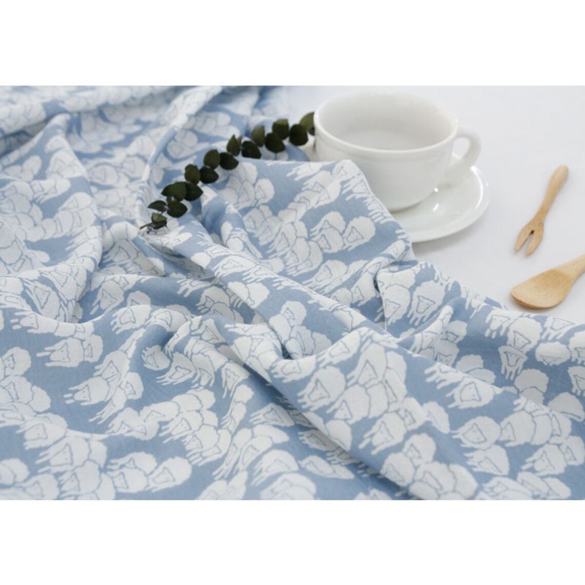 Cotton Double Gauze Fabric Muslin Baby by the Yard Korean Etsy