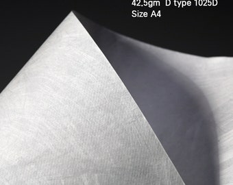 Tyvek sheet 42.5gsm D type/1025D - Pack of 10/100 sheets Tyvek Paper Size A4