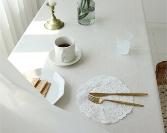Beige wasserdicht laminiertes Baumwollgewebe, Tischdecke Material