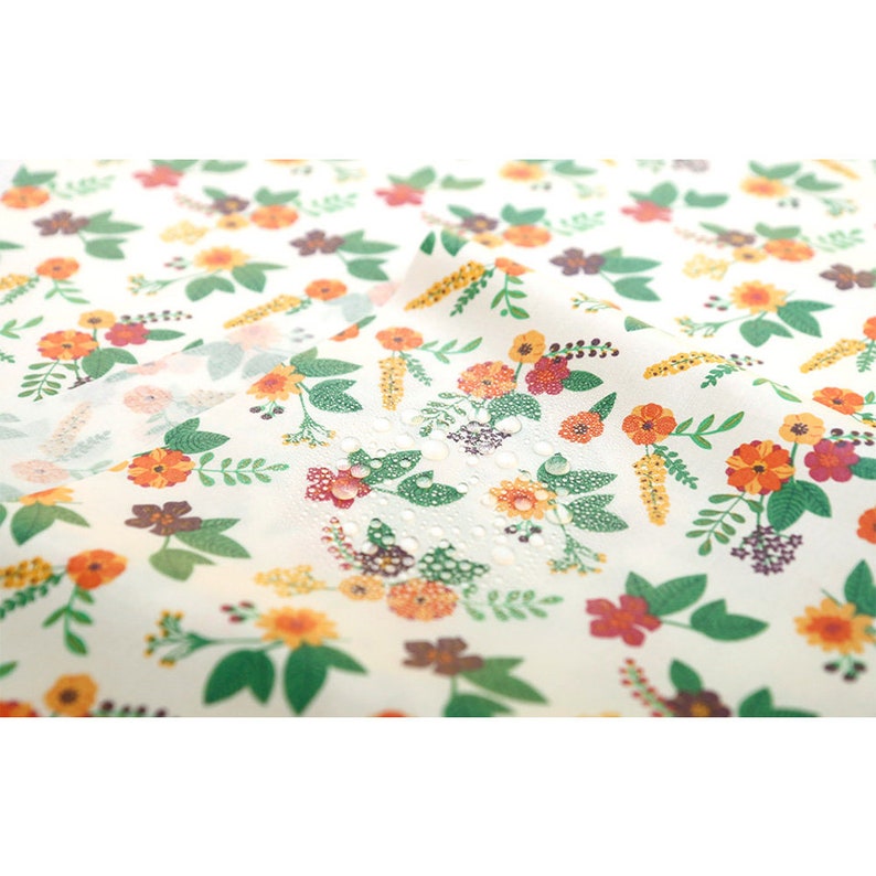 Laminated Cotton Fabric by the Yard TPU Laminated Waterproof Etsy