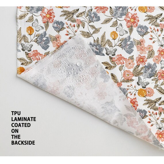 Laminated Fabric Upholstery Coated Cotton Tablecloth Waterproof