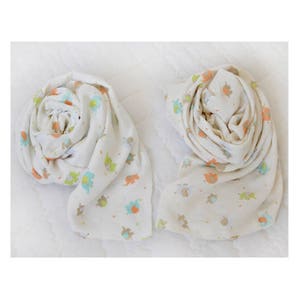Triple layers Bamboo Cotton Gauze Fabric by the yard  Korean Gauze Sewing Supplies No fluorescent -  elephant IL_896838/896554