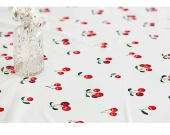 Waterproof / Fabric by the yard / Upholstery Fabric / Water-resistant / Outdoor fabric / Korean fabric / Raincoat Fabric Cherry_YO1005642