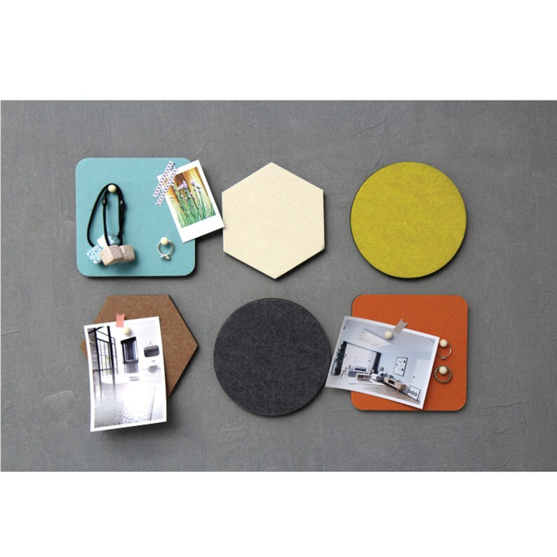 Felt Square Pin Board DIY Art Mat selfadhesive Decorative Etsy