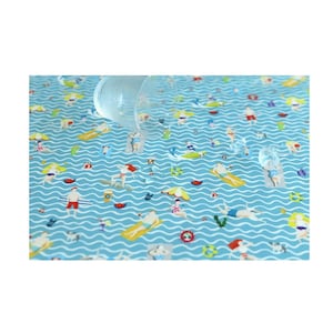 Vattentätt badtyg, vattenavvisande polyester PU-belagd, 143 cm bred