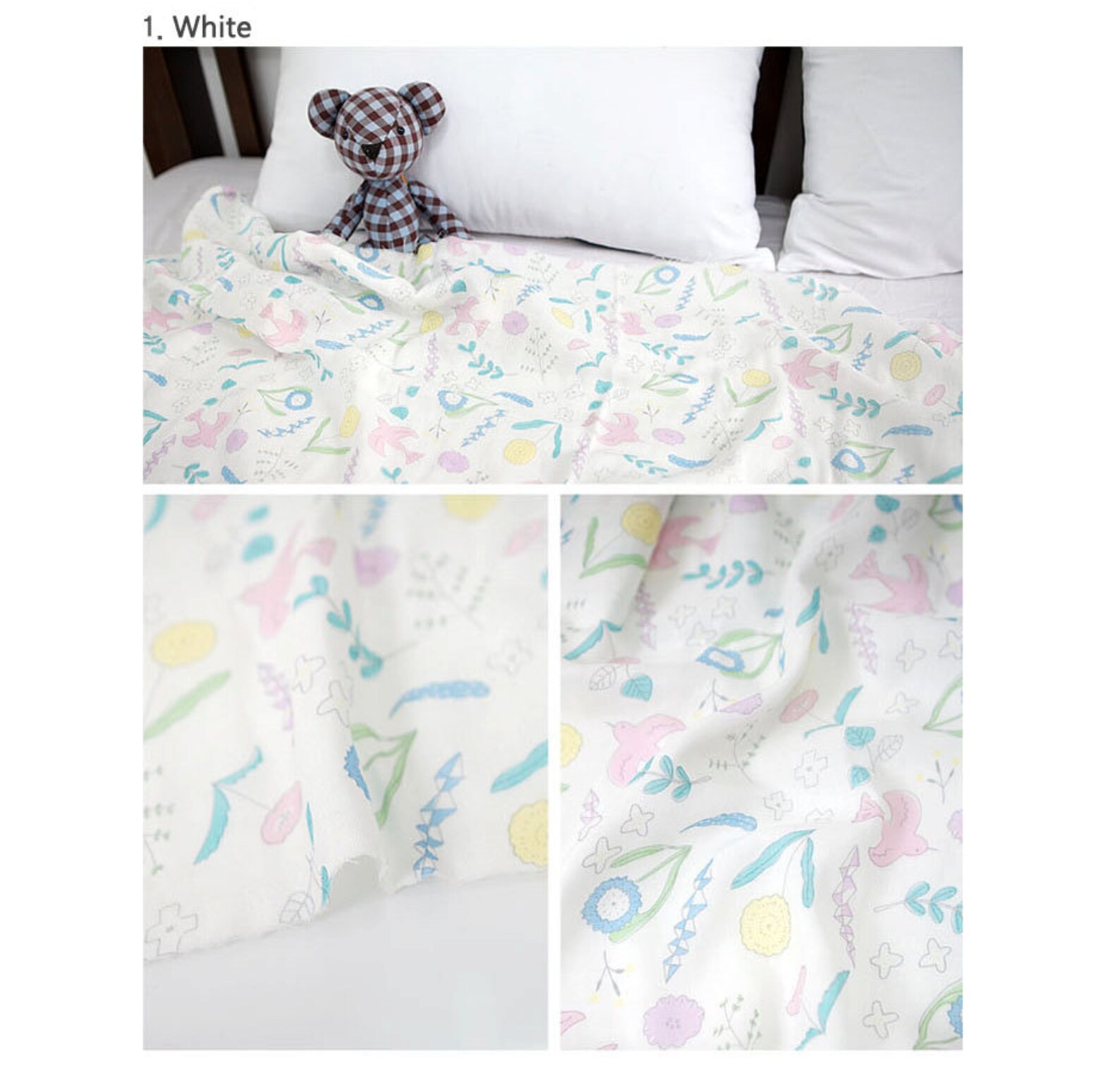 Kddm Double 100 Cotton Gauze Fabric Baby Clothing Gauze Etsy