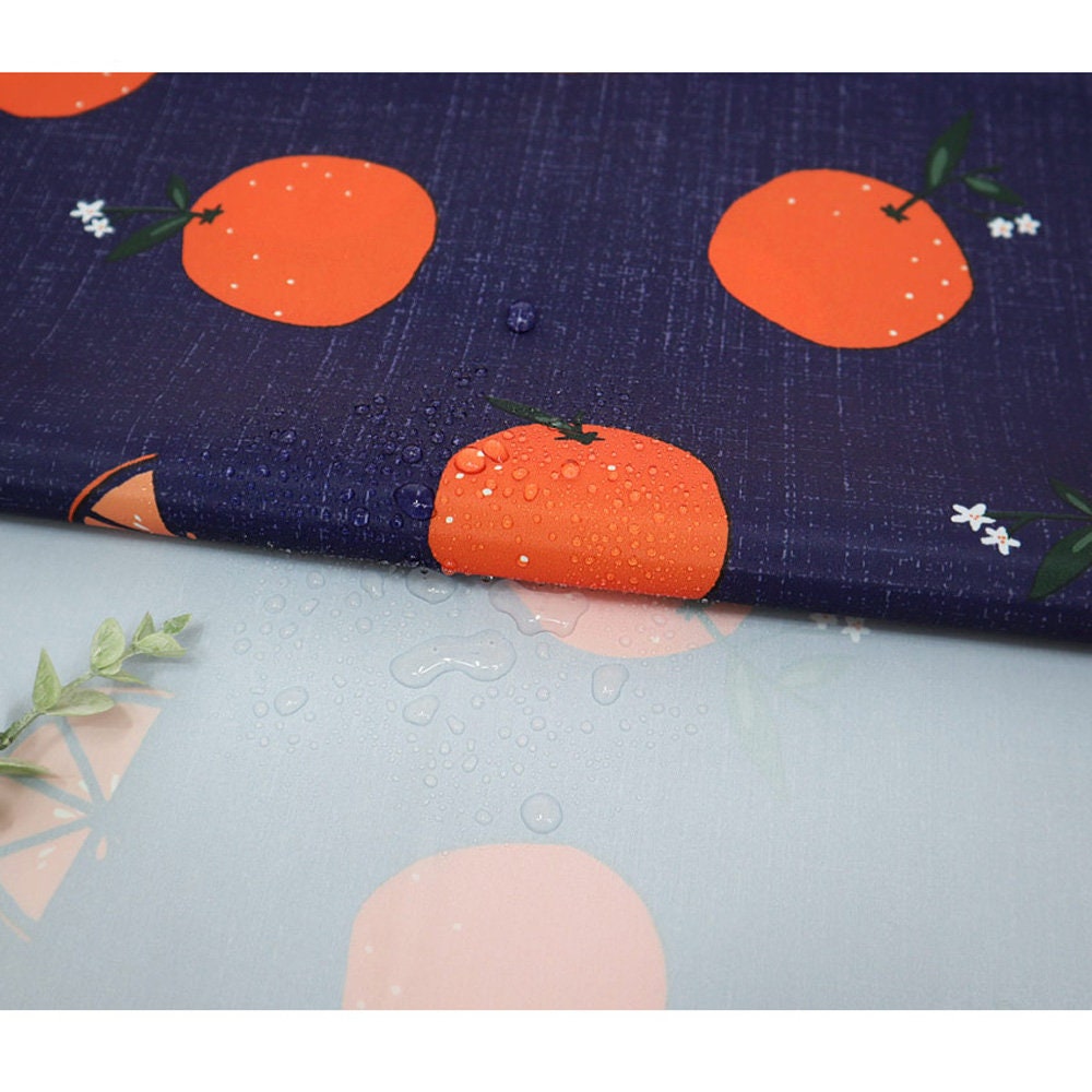 Waterproof Fabric by the Yard Poly Fabric Waterrepellent Etsy